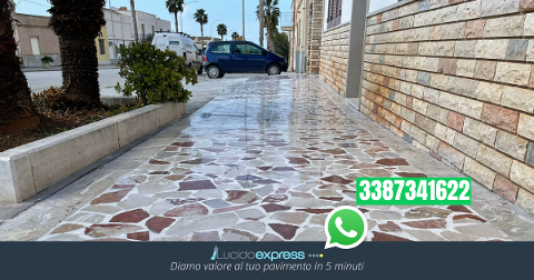 Lucidatura Pavimenti a San Vito Lo Capo e Custonaci: cantiere consegnato