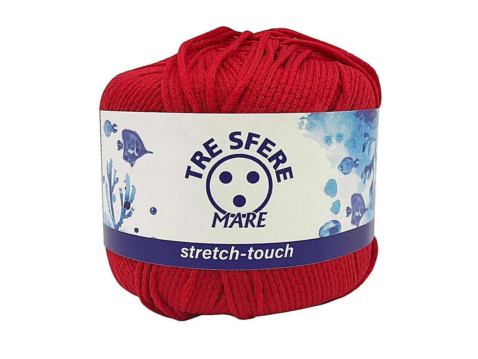 MARE STRETCH
100% poliammide microfibra-50 gr- Tre Sfere filato elasticizzato per costumi