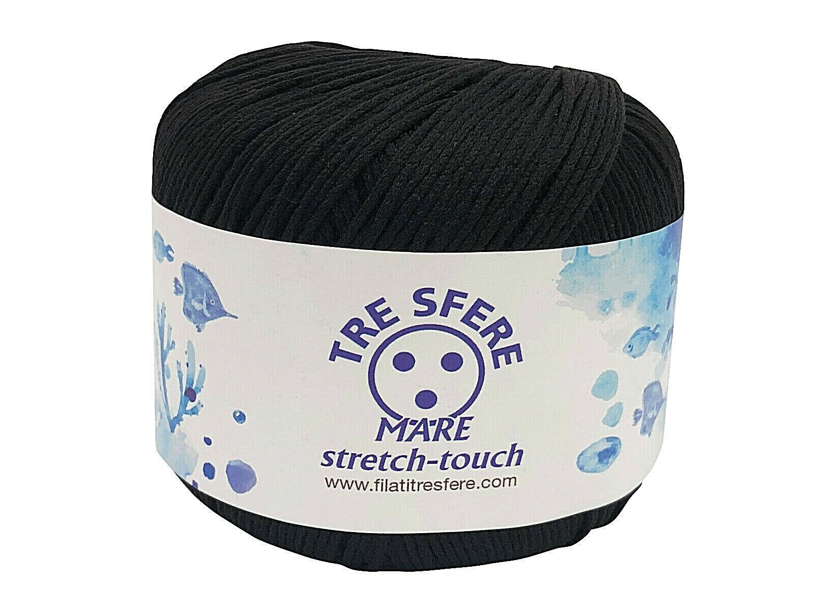 MARE STRETCH
100% poliammide microfibra-50 gr- Tre Sfere filato elasticizzato per costumi
