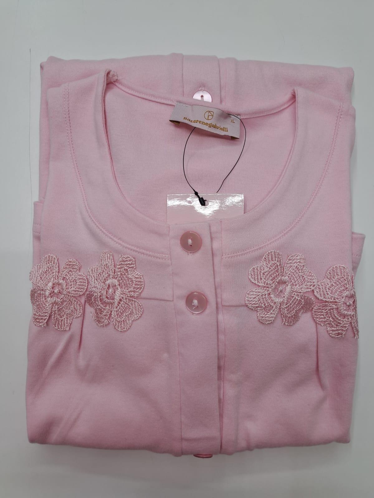Camicia da notte Classica manica lunga aperta Nazareno Gabrielli Camicia da notte