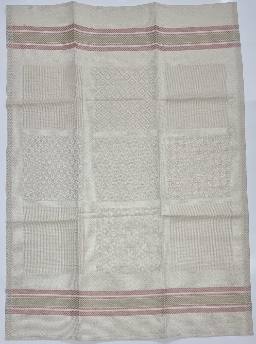 Asciughino da cucina con fascia in tela aida per ricamo punto croce
Mis:cm47x67   Mis: cm60x80 Dmc Asciughino