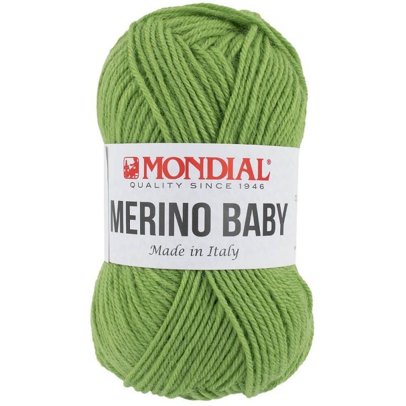 MERINO BABY
60% Lana Vergine Merino 40% Microfibra -50 gr- Mondial