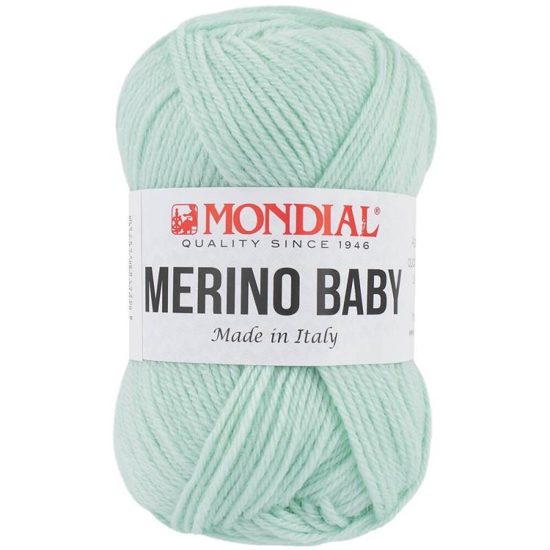 MERINO BABY
60% Lana Vergine Merino 40% Microfibra -50 gr- Mondial