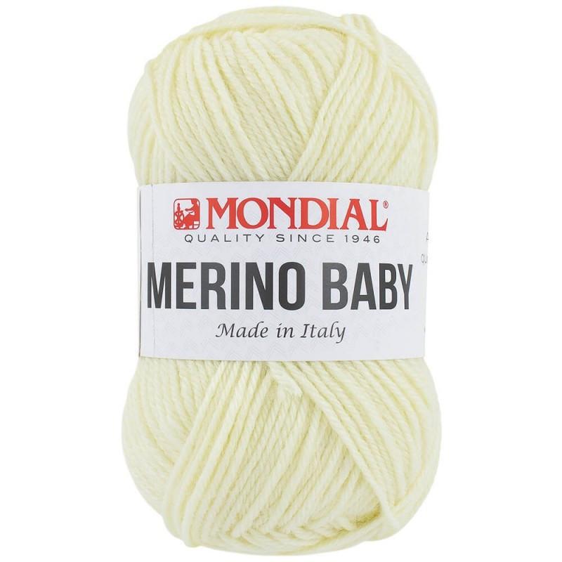 MERINO BABY
60% Lana Vergine Merino 40% Microfibra -50 gr- Mondial
