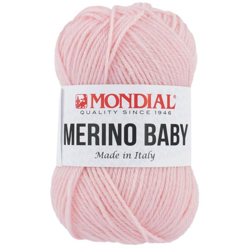 MERINO BABY
60% Lana Vergine Merino 40% Microfibra -50 gr- Mondial