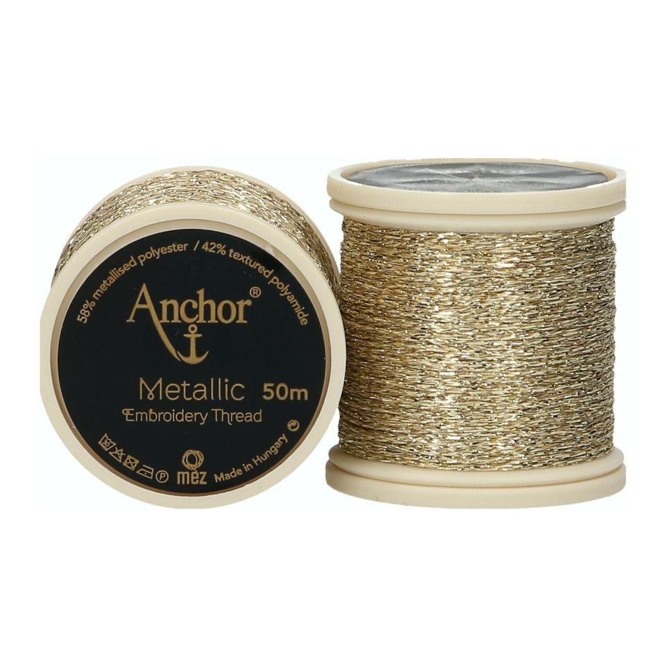 ANCHOR METALLIC EMBROIDERY THREAD 50 mt Anchor