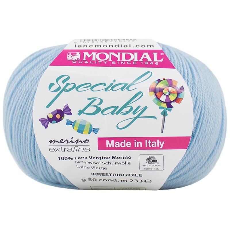 SPECIAL BABY
100% Pura Lana Vergine Merino Extrafine -50 gr- Mondial