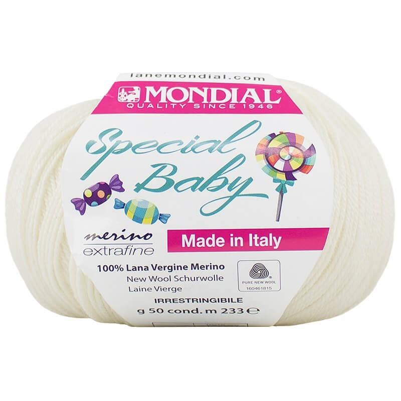 SPECIAL BABY
100% Pura Lana Vergine Merino Extrafine -50 gr- Mondial