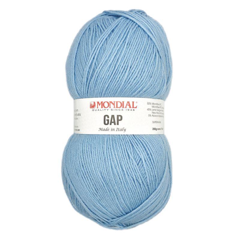 GAP
45% Lana Vergine Merino 5% Alpaca 50% Microfibra -250 gr- Mondial