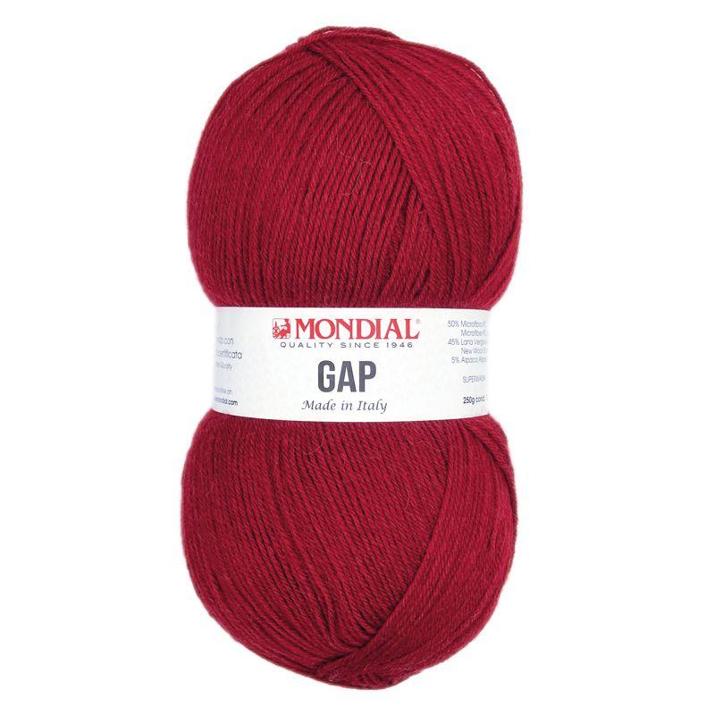 GAP
45% Lana Vergine Merino 5% Alpaca 50% Microfibra -250 gr- Mondial