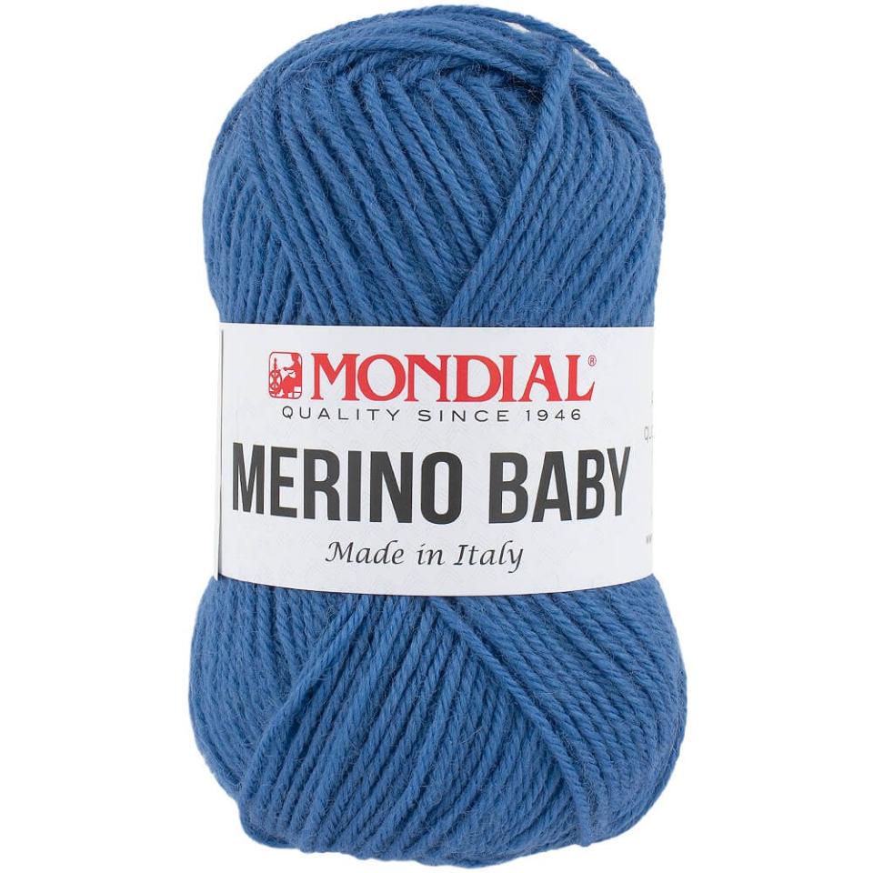 MERINO BABY
60% Lana Vergine Merino 40% Microfibra -50 gr- Mondial