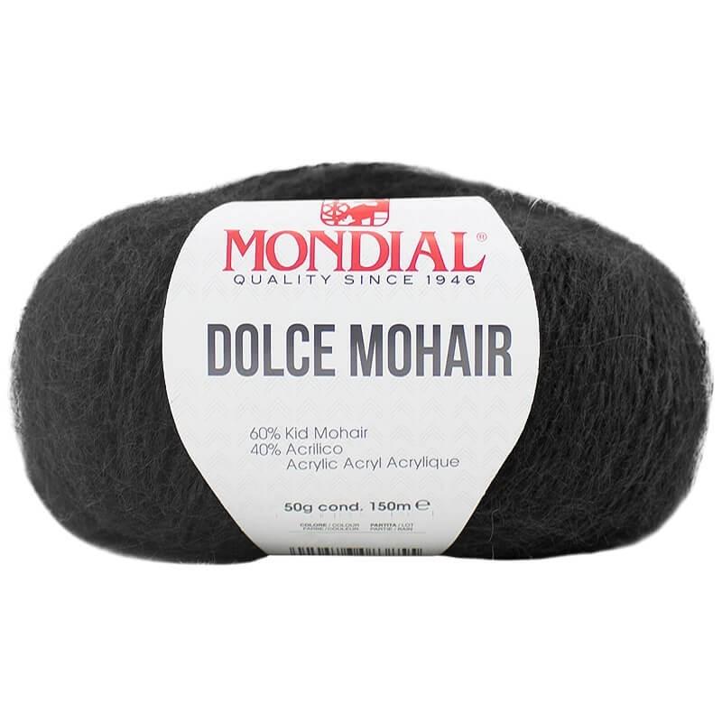 DOLCE MOHAIR
60% Kid Mohair 40% Microfibra
-50 gr- Mondial