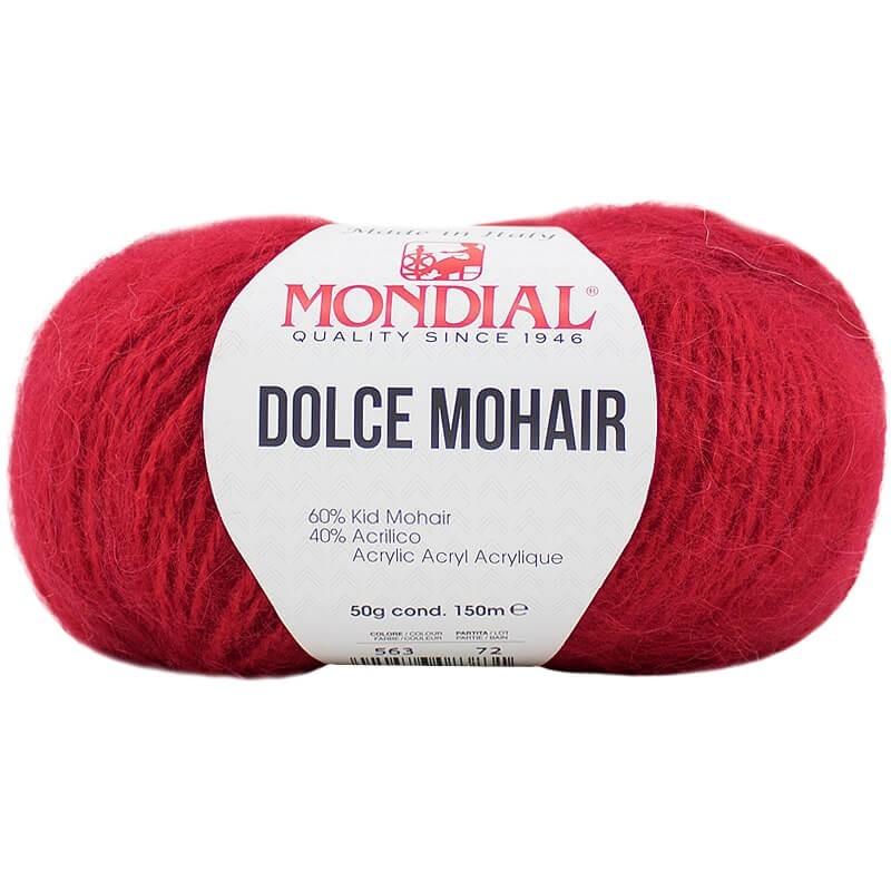 DOLCE MOHAIR
60% Kid Mohair 40% Microfibra
-50 gr- Mondial