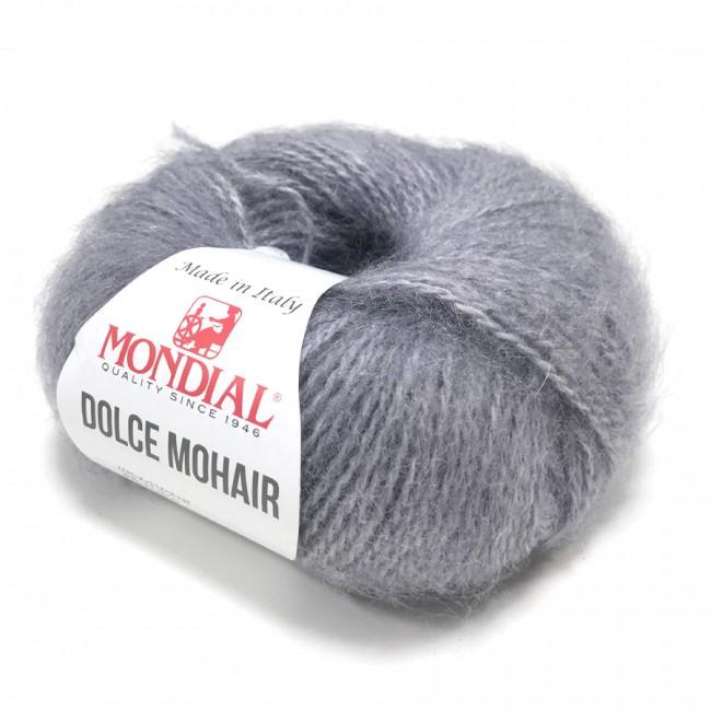 DOLCE MOHAIR
60% Kid Mohair 40% Microfibra
-50 gr- Mondial