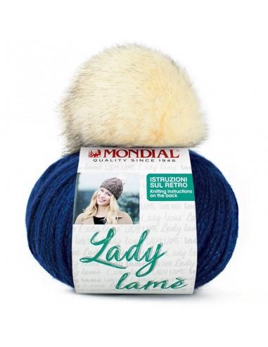 LADY LAME' 25% Lana Vergine Merino,50% Microfibra, 25% Poliestere Mondial