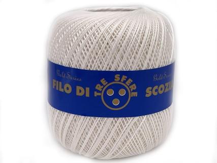 FILO DI SCOZIA N.5-8-12-16  PURO COTONE 100%
GOMITOLO DA 100 GR Tre Sfere