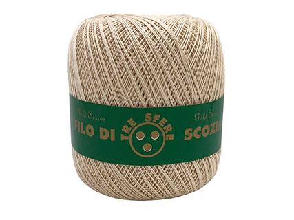 FILO DI SCOZIA N.5-8-12-16  PURO COTONE 100%
GOMITOLO DA 100 GR Tre Sfere