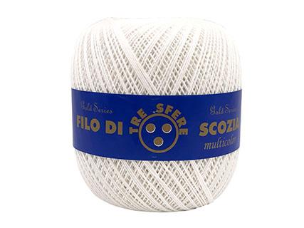 FILO DI SCOZIA N.5-8-12-16  PURO COTONE 100%
GOMITOLO DA 100 GR Tre Sfere