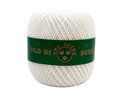 FILO DI SCOZIA N.5-8-12-16  PURO COTONE 100%
GOMITOLO DA 100 GR Tre Sfere