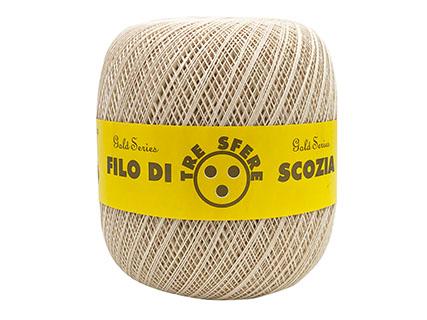 FILO DI SCOZIA N.5-8-12-16  PURO COTONE 100%
GOMITOLO DA 100 GR Tre Sfere