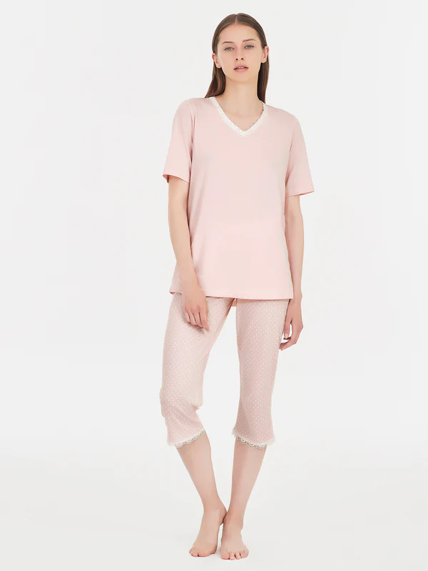 JS CO PGC SCOLLO V Ragno pigiama donna