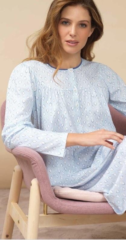 Camicia da notte m/l serafino raglan Linclalor Camicia da notte serafino