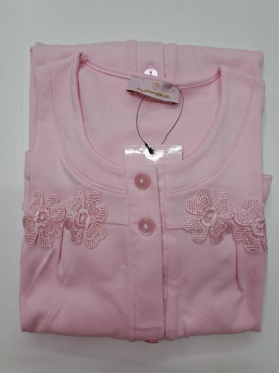 Camicia da notte Classica manica lunga aperta Nazareno Gabrielli Camicia da notte