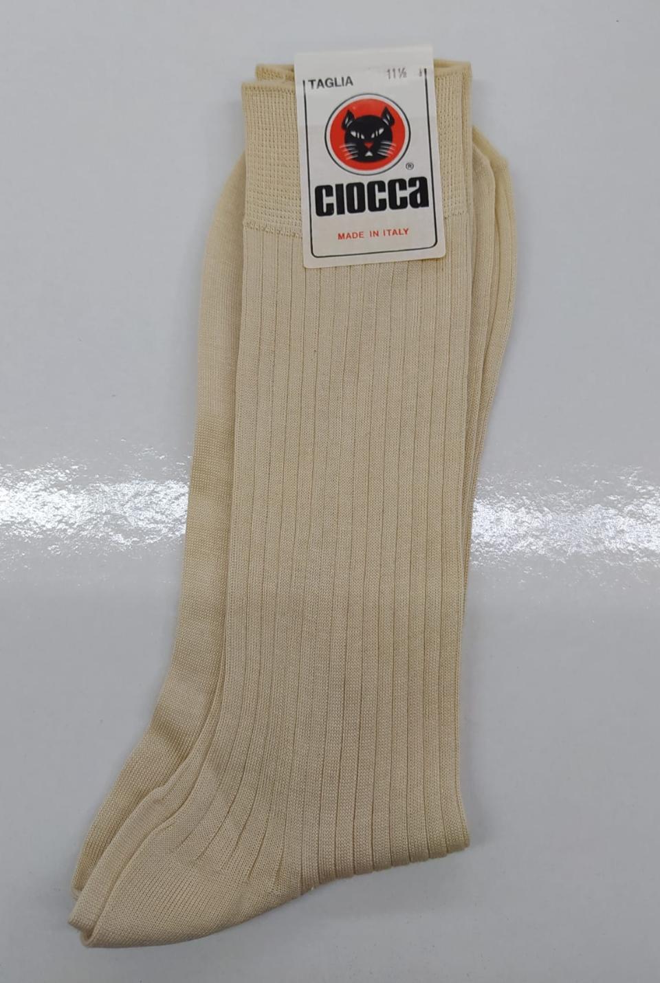 Art. 350/1 Calza uomo corta costina 100% cotone filo di scozia Ciocca calza corta uomo