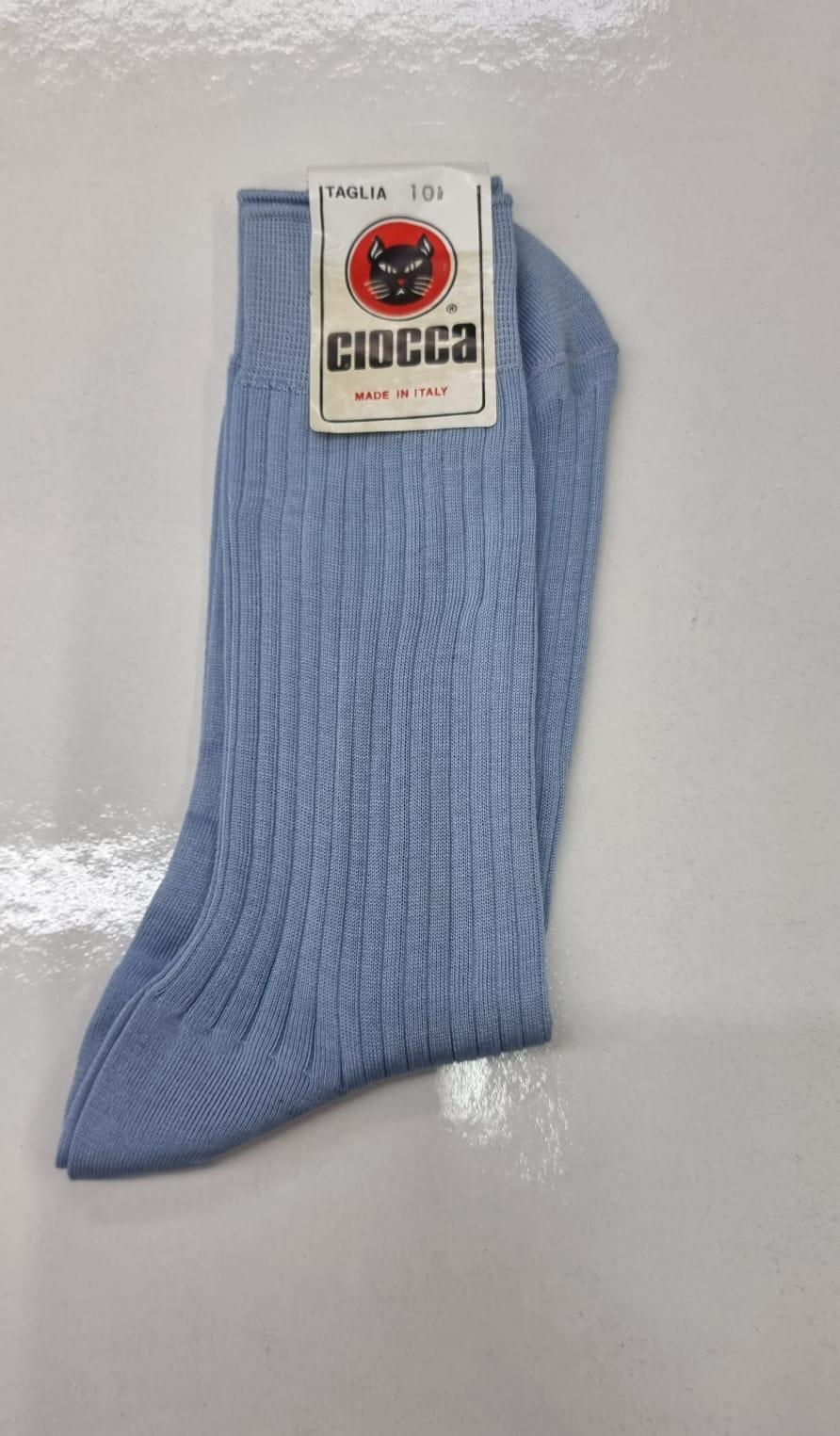 Art. 350/1 Calza uomo corta costina 100% cotone filo di scozia Ciocca calza corta uomo