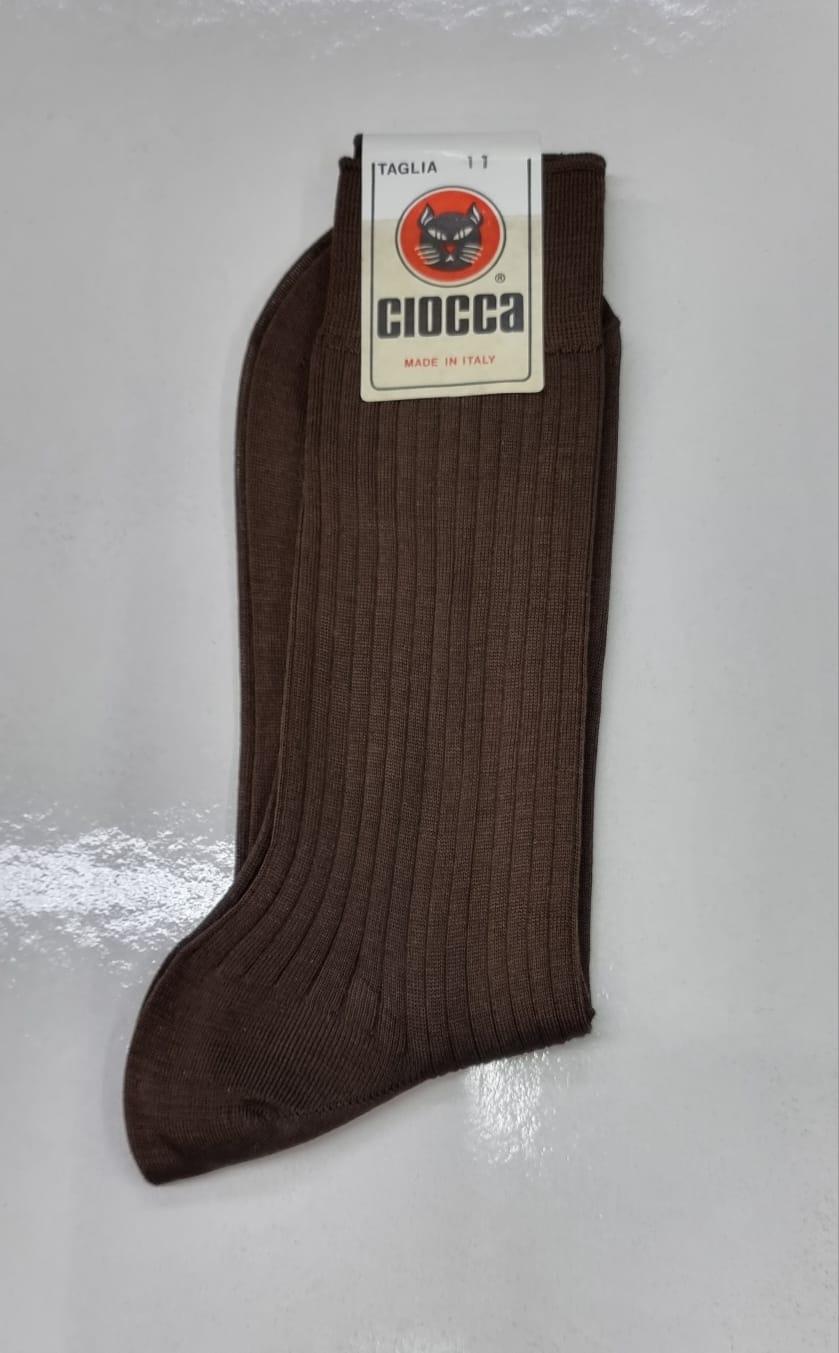 Art. 350/1 Calza uomo corta costina 100% cotone filo di scozia Ciocca calza corta uomo