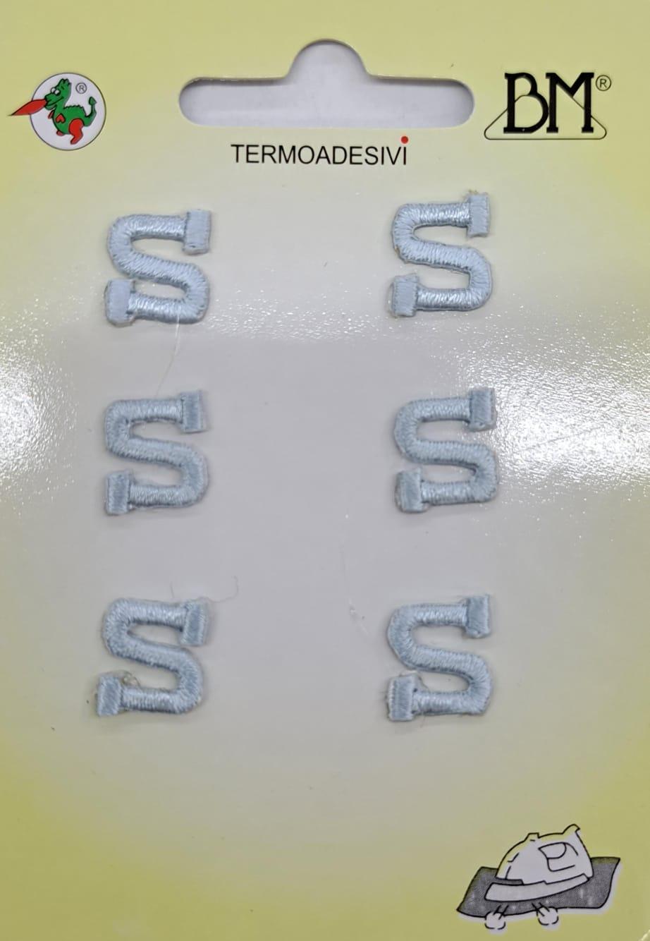 Applicazioni ricamate termoadesive B.M.