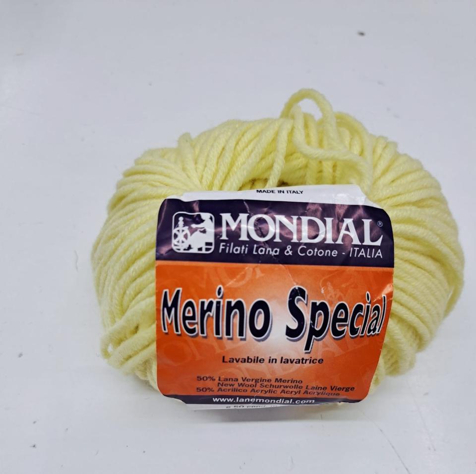 MERINO SPECIAL
60% Lana Vergine Merino, 40% Acrilico Mondial