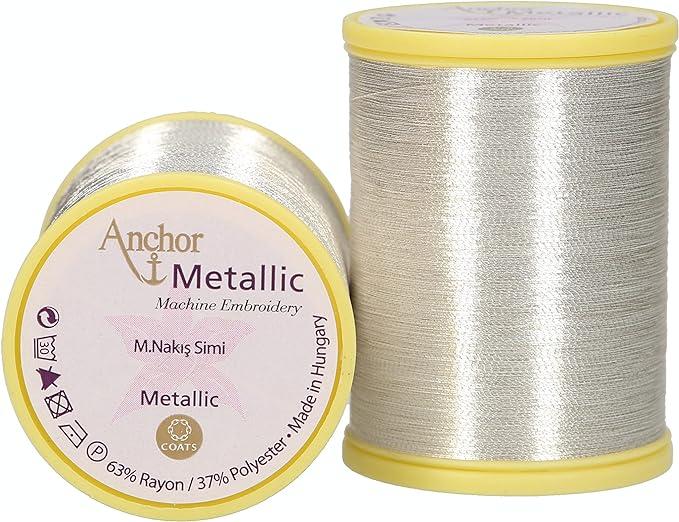 ANCHOR METALLIC MACHINE EMBROIDERY 307 mt. 25 gr Anchor