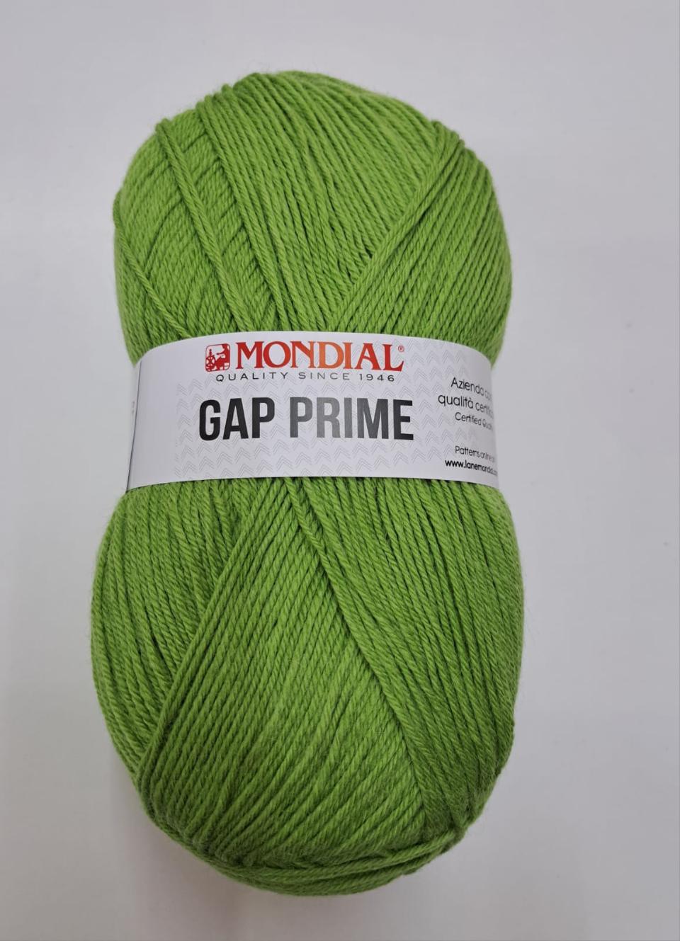 GAP PRIME
52% Lana Vergine Merino 
48% Microfibra PC -250 gr- Mondial