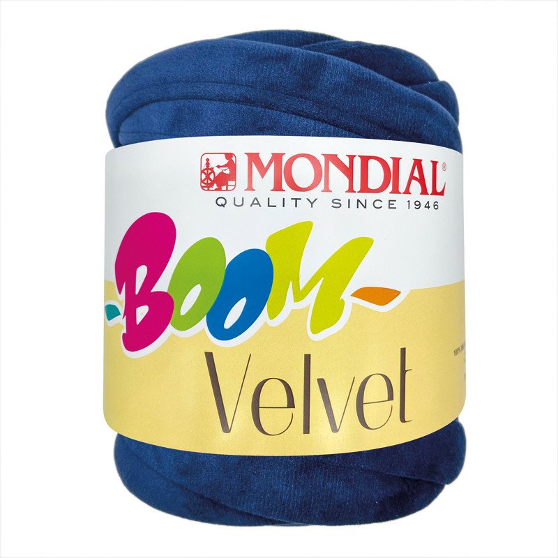 Gomitolo in morbida microfibra effetto velluto Mondial