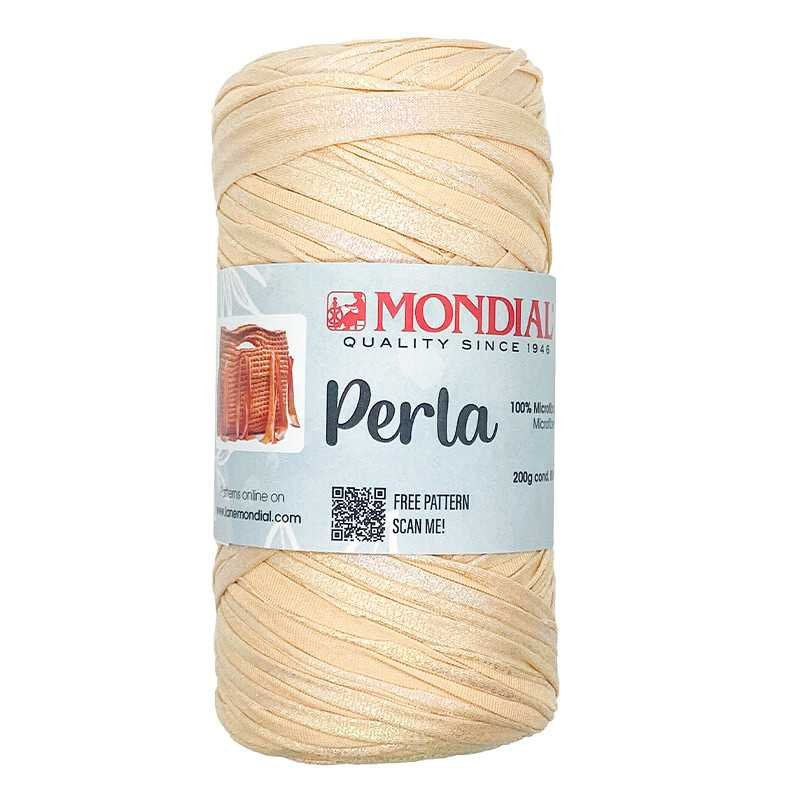 Gomitolo di fettuccia in microfibra lurex, 200gr Mondial fettuccia borse