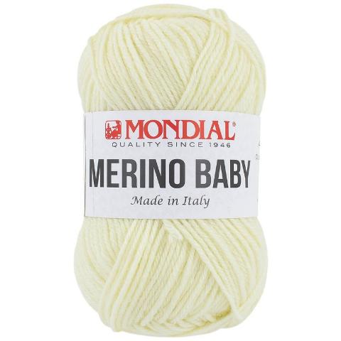 MERINO BABY
60% Lana Vergine Merino 40% Microfibra -50 gr- Mondial