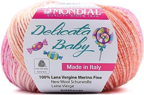 DELICATA BABY
100% Lana Vergine Merino Fine Superwash -50 gr- Mondial