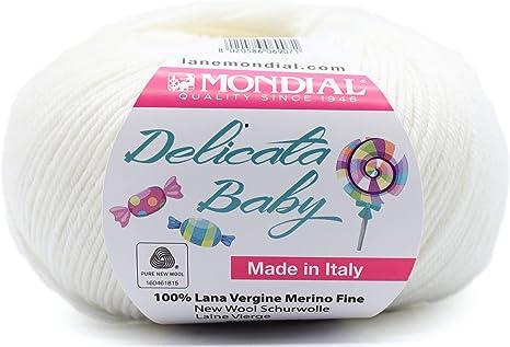 DELICATA BABY
100% Lana Vergine Merino Fine Superwash -50 gr- Mondial