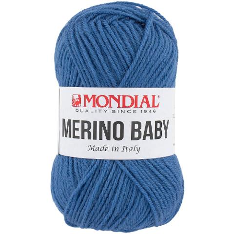 MERINO BABY
60% Lana Vergine Merino 40% Microfibra -50 gr- Mondial