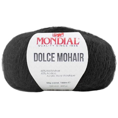 DOLCE MOHAIR
60% Kid Mohair 40% Microfibra
-50 gr- Mondial