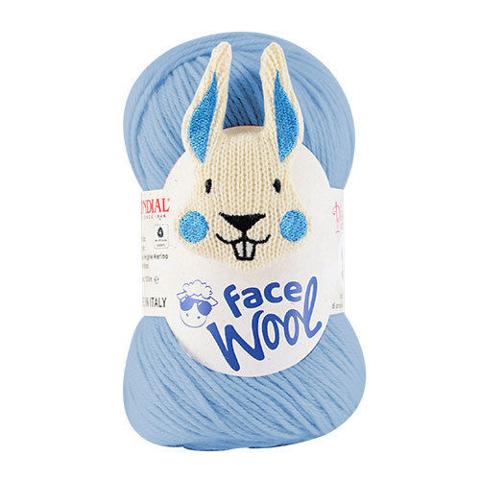 FACE WOOL 100G 50% Lana Vergine  Merino 50% Microfibra Mondial