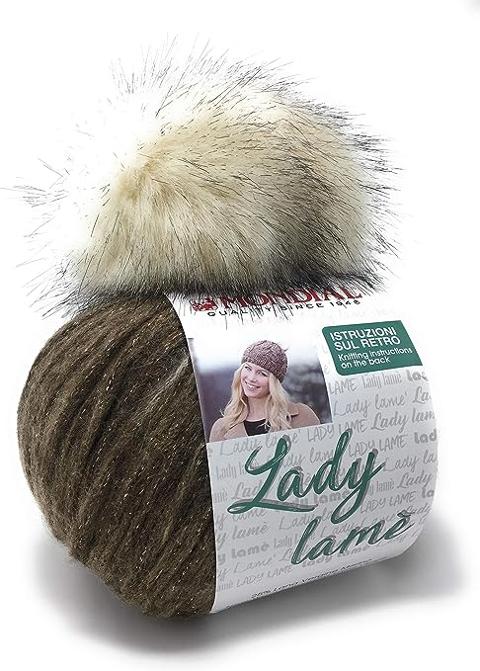 LADY LAME' 25% Lana Vergine Merino,50% Microfibra, 25% Poliestere Mondial