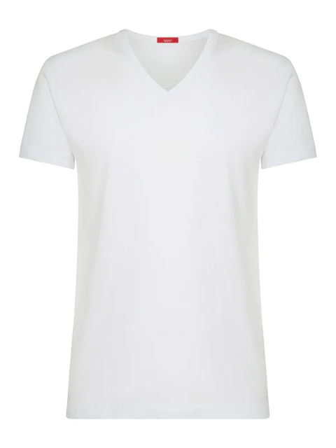 BIPACK COT. MC V U Ragno Maglietta con scollo a V e manica corta