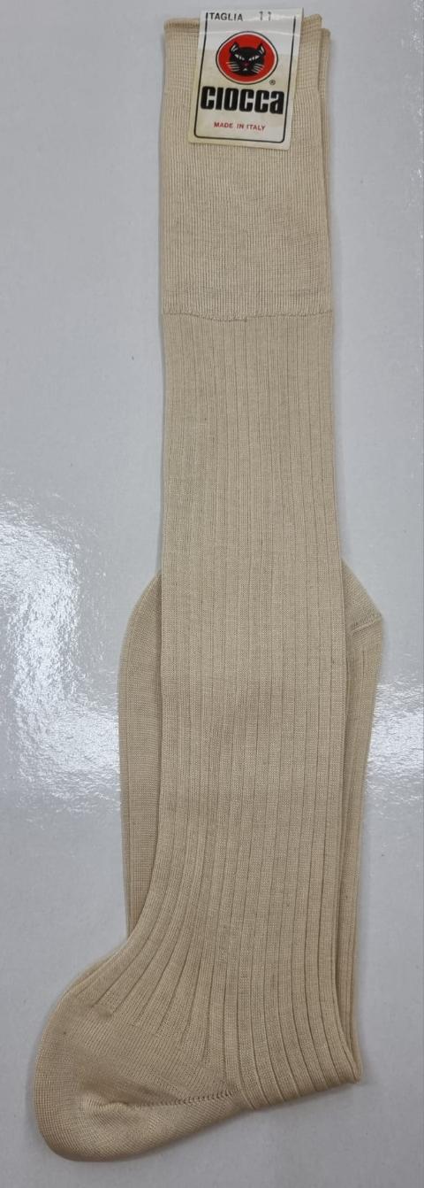Art.350 calza uomo lunga costina 100% cotone filo di scozia Ciocca Calza lunga uomo