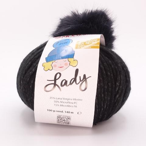 LADY  35% Lana Vergine Merino,50% Microfibra PC, 15% Microfibra PA Mondial
