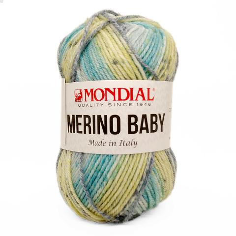 MERINO BABY STAMPE
60% Lana Vergine Merino 40% Microfibra -50 gr- Mondial