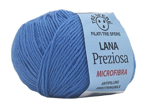 LANA  PREZIOSA 50GR 100% ACRILICO MICROFIBRA Tre Sfere Lana