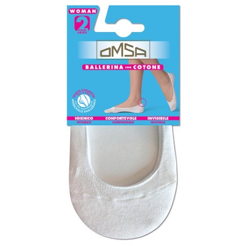 SALVAPIEDE BALLERINA COTONE 2 PAIA Omsa salvapiede
