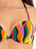 Bikini Push Up con Lunette Estraibili + Slip Fiocchi Removibili Verdissima Bikini Coppa